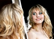 Sindy - Haarverdichtung: Dana Steinert, Make up: Kristin Haupt Friseurmeisterin Visagistin, Fotoshooting im April 2012